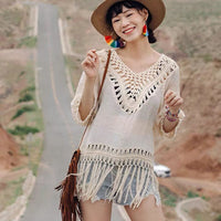 Load image into Gallery viewer, Women&#39;s Cut-out Beach Coat Sunscreen Clothes
