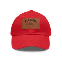 Load image into Gallery viewer, Alabama Heart of Dixie Leather Hat
