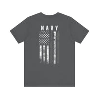 Load image into Gallery viewer, NAVY Veteran Flag T-Shirt – United States Military Tribute Tee
