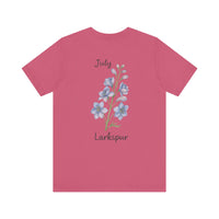 Load image into Gallery viewer, July Larkspur Birth Month Tee
