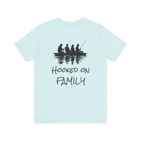 Load image into Gallery viewer, Hooked on Family Fishing Tee, Unisex Fishing T-Shirt
