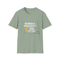 Load image into Gallery viewer, Married a Pharmacist Cha Ching, Pharmacist Humor Gift Tee
