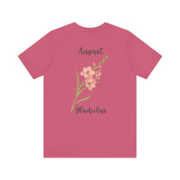 Load image into Gallery viewer, August Gladiolus Birth Month Tee
