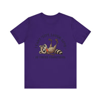 Load image into Gallery viewer, I Can&#39;t Live Laugh Love In These Conditions Raccoon Tee
