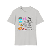 Load image into Gallery viewer, She Works Willingly With Her Hands Tee
