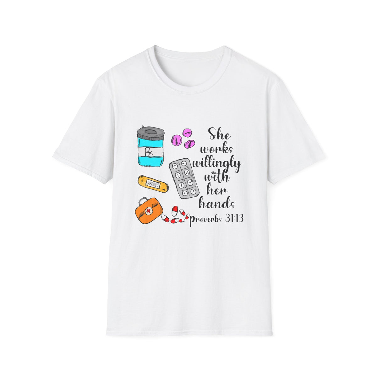 She Works Willingly With Her Hands Tee