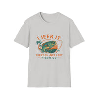 Load image into Gallery viewer, I Jerk It Every Chance I Get, Fishing Humor T-Shirt, Fishing Enthusiast
