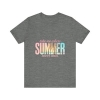 Load image into Gallery viewer, Take Me Where Summer Never Ends Tee
