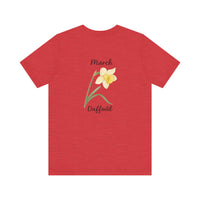 Load image into Gallery viewer, March Daffodil Birth Month Tee

