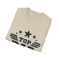 Load image into Gallery viewer, Top Dads Unisex Tee - Top Gun Theme T-Shirt
