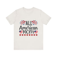 Load image into Gallery viewer, All American Mom Tee, Patriotic T-Shirt, Independence Day Shirt, Gift for Moms, Family Reunion Top
