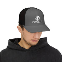 Load image into Gallery viewer, Trucker Cap — Embroidered Pier21.co Coastal Vibes Snapback