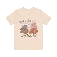 Load image into Gallery viewer, Just a Girl Who Loves Fall Tee
