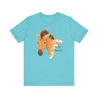 Load image into Gallery viewer, Dare to Be Different Zebra Tee
