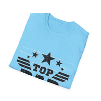Load image into Gallery viewer, Top Dads Unisex Tee - Top Gun Theme T-Shirt
