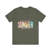 Load image into Gallery viewer, Take Me Where Summer Never Ends Tee
