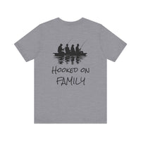 Load image into Gallery viewer, Hooked on Family Fishing Tee, Unisex Fishing T-Shirt
