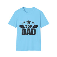 Load image into Gallery viewer, Top Dads Unisex Tee - Top Gun Theme T-Shirt
