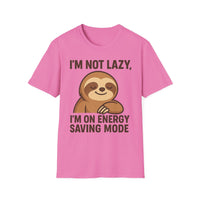 Load image into Gallery viewer, I&#39;m Not Lazy I&#39;m On Energy Saving Mode, Funny Sloth Tee
