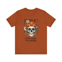 Load image into Gallery viewer, Tis The Season To Be Spooky Skeleton Tee
