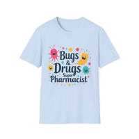 Load image into Gallery viewer, Bugs &amp; Drugs Super Pharmacist Tee
