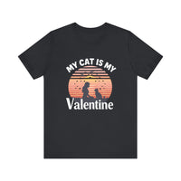 Load image into Gallery viewer, My Cat is My Valentine Tee
