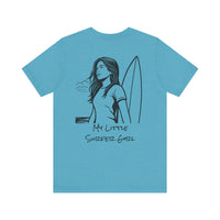 Load image into Gallery viewer, My Little Surfer Girl Short Sleeve Tee, Beach Vibes Shirt
