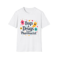 Load image into Gallery viewer, Bugs &amp; Drugs Super Pharmacist Tee
