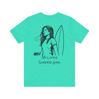 Load image into Gallery viewer, My Little Surfer Girl Short Sleeve Tee, Beach Vibes Shirt
