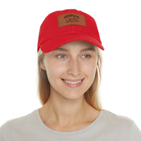 Load image into Gallery viewer, Georgia Peach Leather Patch Hat
