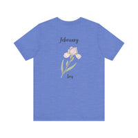 Load image into Gallery viewer, February Iris Birth Month Tee
