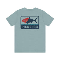 Load image into Gallery viewer, Grateful Tuna Coastal Vibes Unisex Tee | Beachwear, Fishing Shirt,
