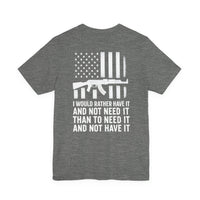 Load image into Gallery viewer, Gun Rights Unisex Tee - 2nd Amendment AK-47 Freedom Pocket Print Shirt
