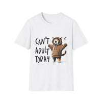 Load image into Gallery viewer, Can&#39;t Adult Today, Funny Gift for Cat Lovers Tee
