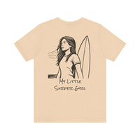 Load image into Gallery viewer, My Little Surfer Girl Short Sleeve Tee, Beach Vibes Shirt
