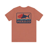 Load image into Gallery viewer, Grateful Tuna Coastal Vibes Unisex Tee | Beachwear, Fishing Shirt,
