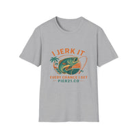 Load image into Gallery viewer, I Jerk It Every Chance I Get, Fishing Humor T-Shirt, Fishing Enthusiast
