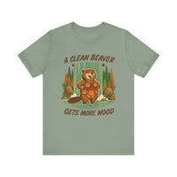 Load image into Gallery viewer, A Clean Beaver Gets More Wood Tee
