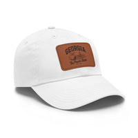 Load image into Gallery viewer, Georgia Peach Leather Patch Hat
