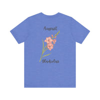 Load image into Gallery viewer, August Gladiolus Birth Month Tee
