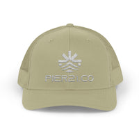 Load image into Gallery viewer, Trucker Cap — PIER &amp; CO Embroidered Logo Snapback