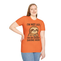 Load image into Gallery viewer, I&#39;m Not Lazy I&#39;m On Energy Saving Mode, Funny Sloth Tee
