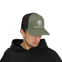 Load image into Gallery viewer, Trucker Cap — PIER &amp; CO Embroidered Logo Snapback