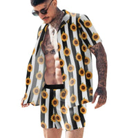 Load image into Gallery viewer, Men&#39;s Beach Print Casual Loose Lapel Men
