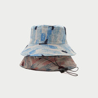 Load image into Gallery viewer, Seaside Beach Sun Hat Fashion Printed Fisherman Hat For Men And Women
