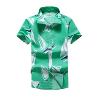Load image into Gallery viewer, Summer Short-Sleeved Beach Shirt Men
