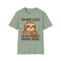 Load image into Gallery viewer, I&#39;m Not Lazy I&#39;m On Energy Saving Mode, Funny Sloth Tee
