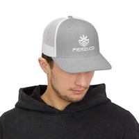 Load image into Gallery viewer, Trucker Cap — Embroidered Pier21.co Coastal Vibes Snapback