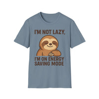 Load image into Gallery viewer, I&#39;m Not Lazy I&#39;m On Energy Saving Mode, Funny Sloth Tee
