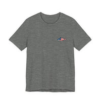 Load image into Gallery viewer, Stars, Stripes &amp; Surfboards Unisex Tee | Beachwear, Fishing Shirt,
